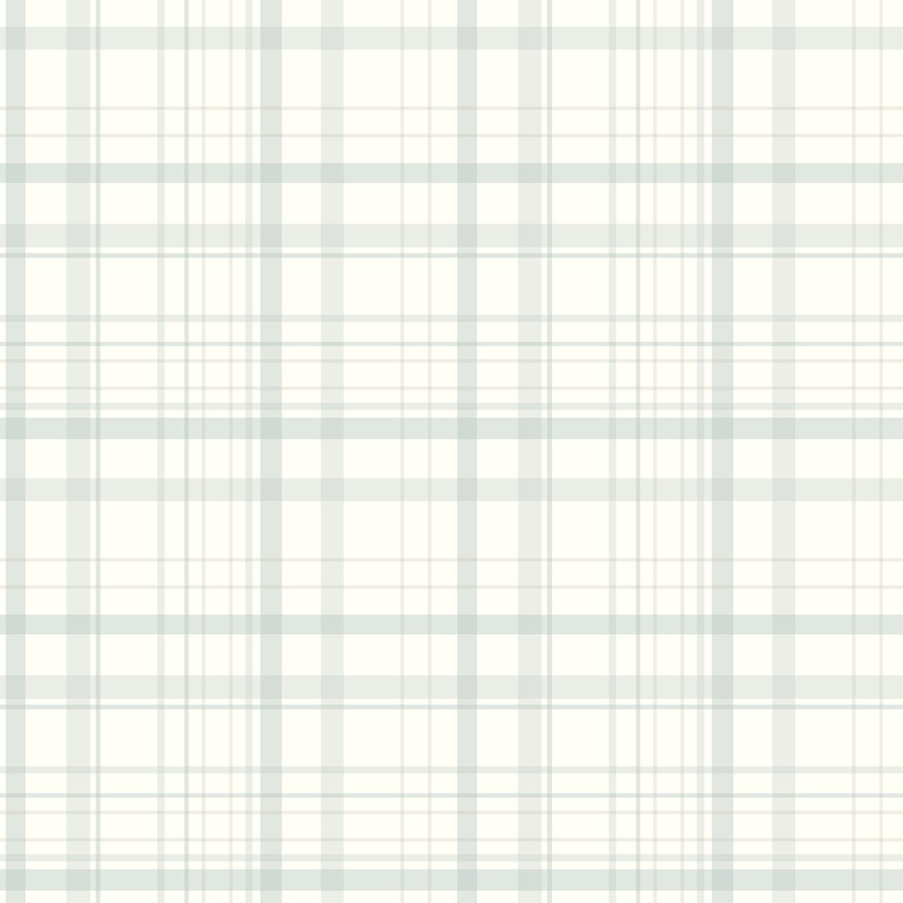Chesapeake Burgess Plaid Light Blue Wallpaper