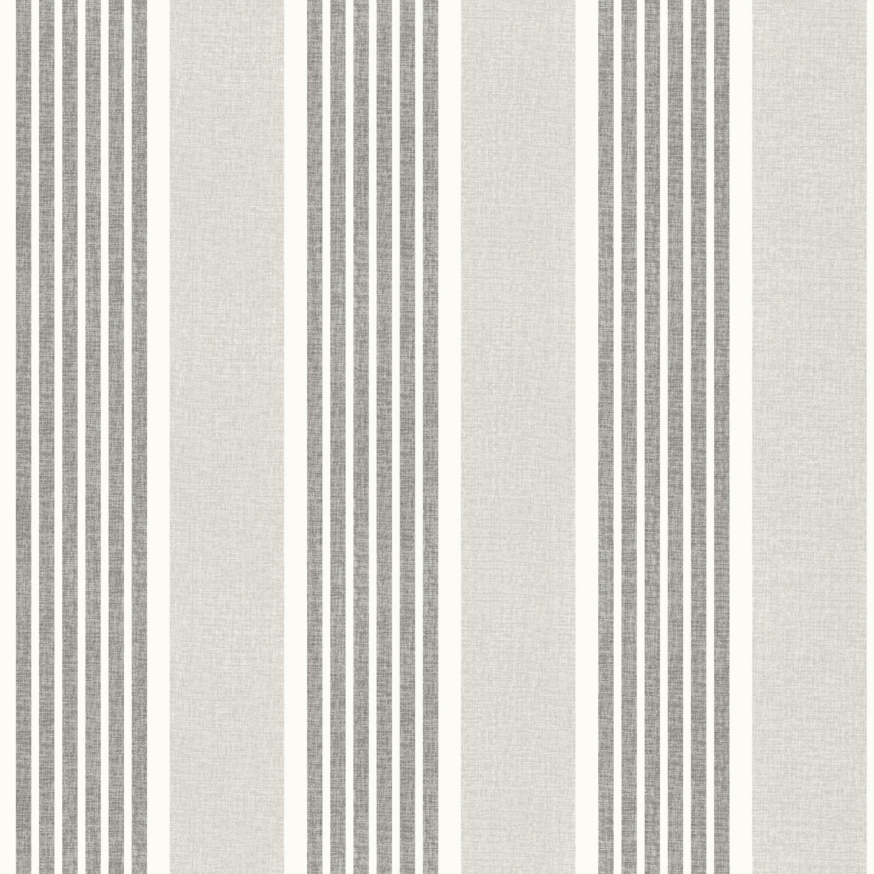 Chesapeake Bingley Embellished Stripe Charcoal Wallpaper