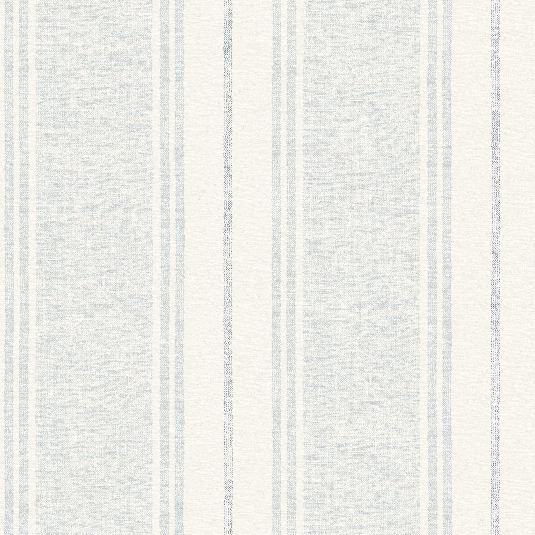 Chesapeake Maddox Flannel Stripe Sky Blue Wallpaper
