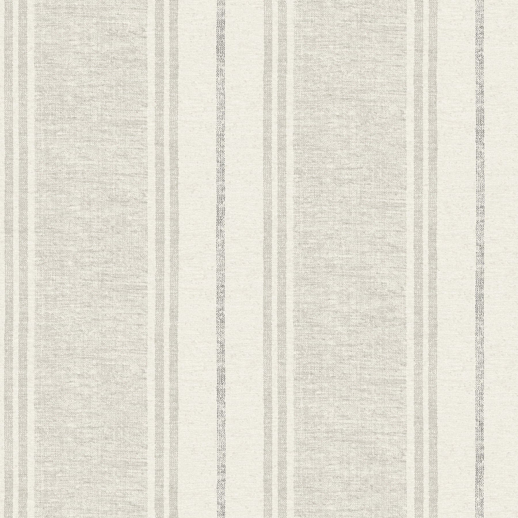 Chesapeake Maddox Flannel Stripe Grey Wallpaper
