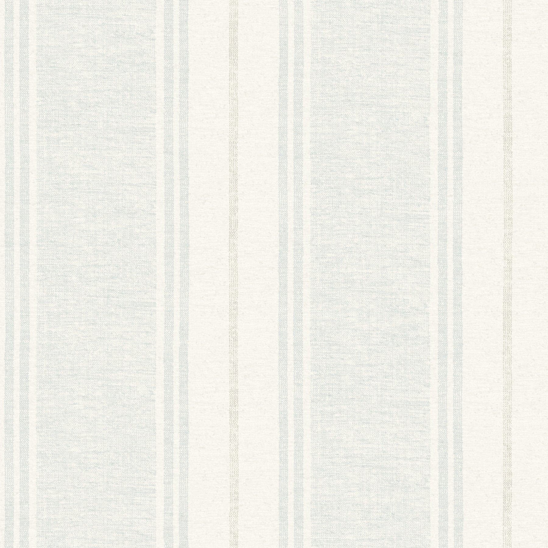 Chesapeake Maddox Flannel Stripe Light Blue Wallpaper
