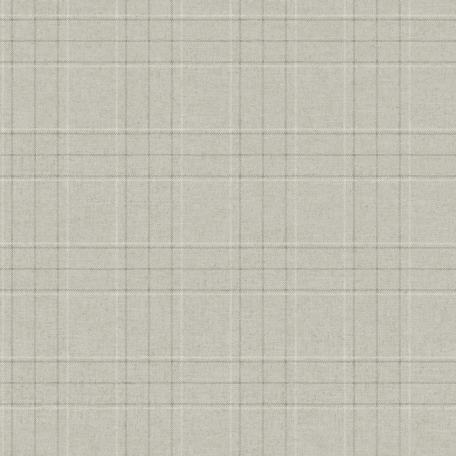 Chesapeake Fox Hollow Dashed Plaid Light Grey Wallpaper