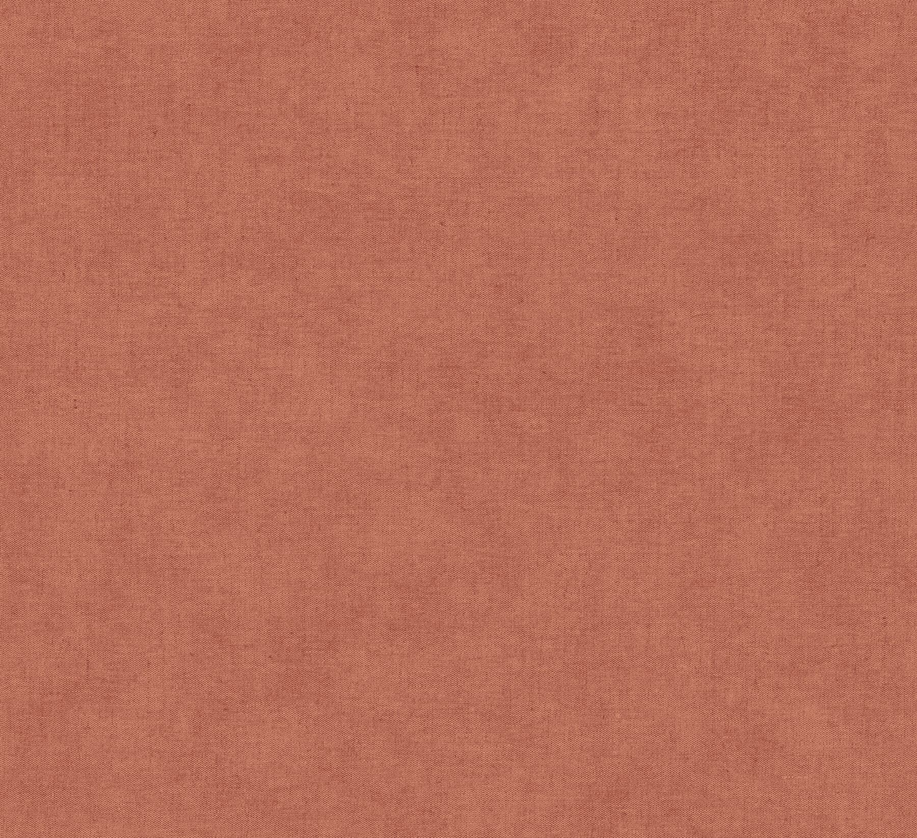 Nuovo Rust Faux Linen Wallpaper