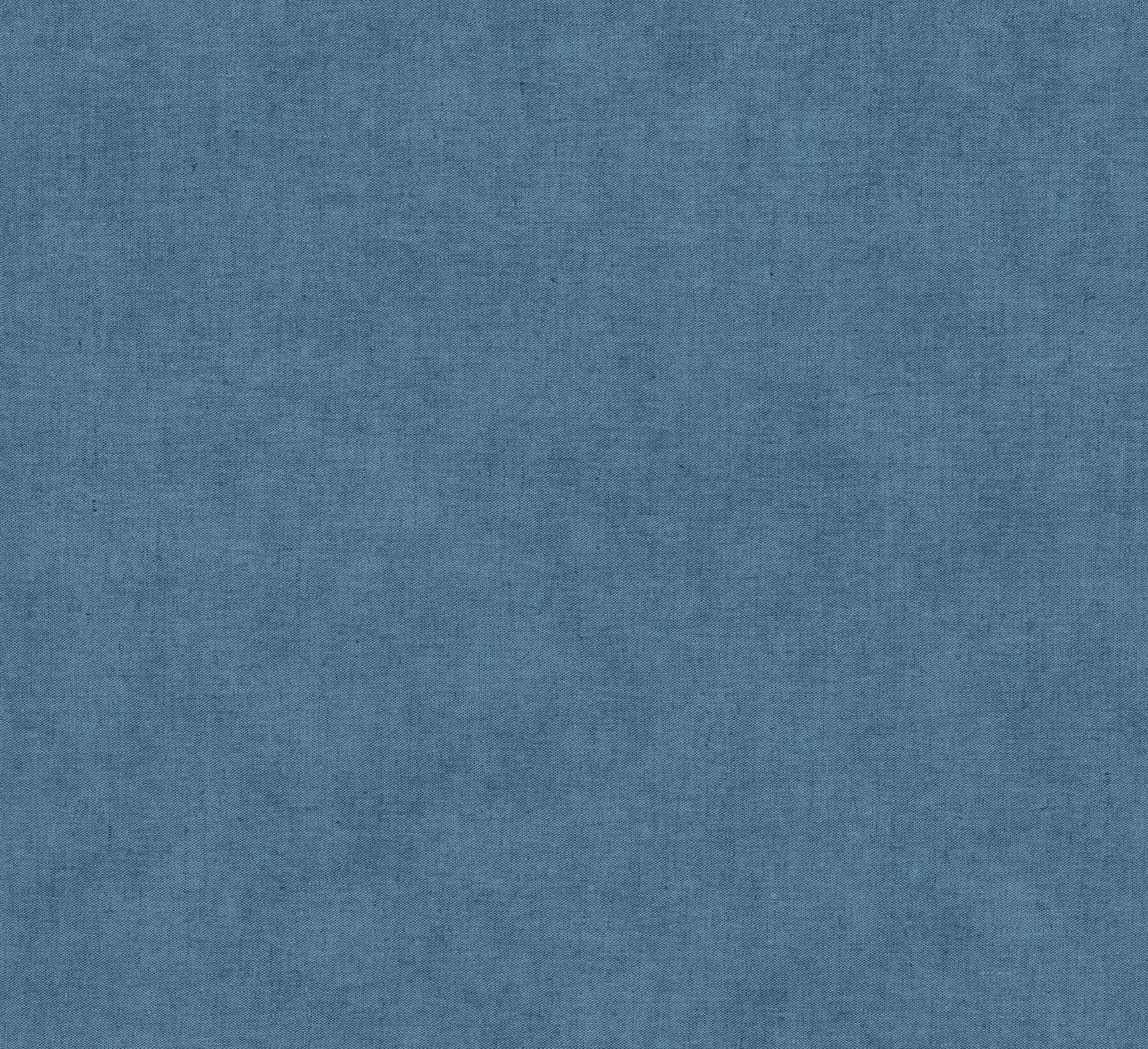 Nuovo Denim Faux Linen Wallpaper
