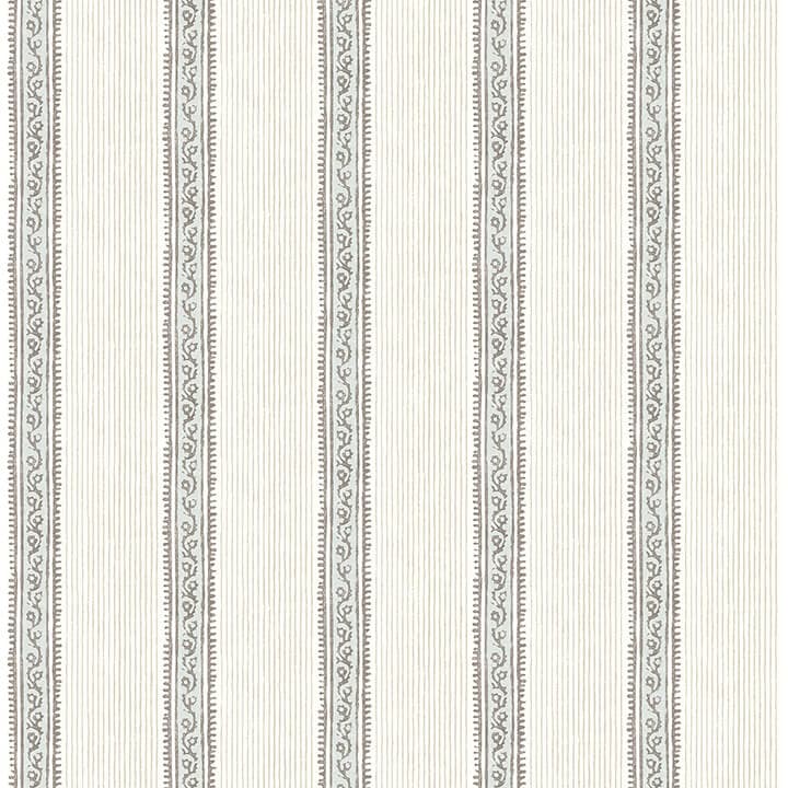 Mandevilla Aqua Vine Stripe Wallpaper