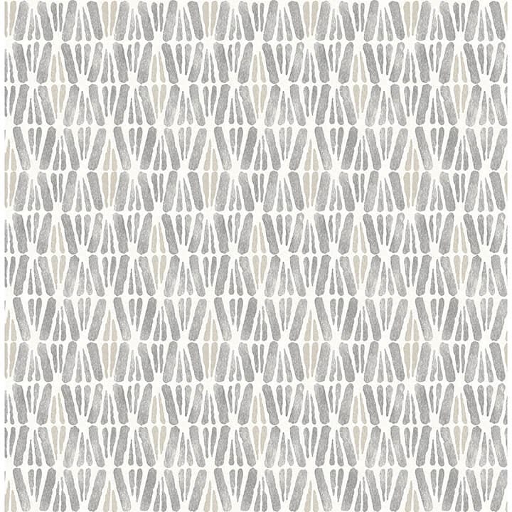 Nabi Charcoal Geometric Wallpaper
