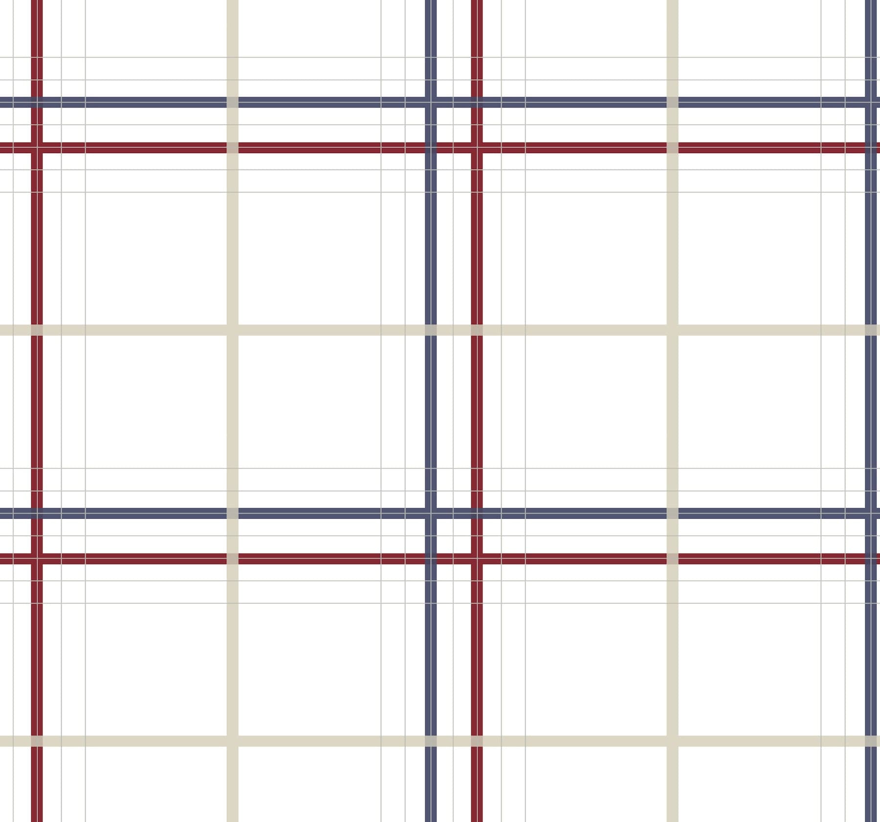 Ronald Redding Lakeside Plaid Tailored Wallpaper
