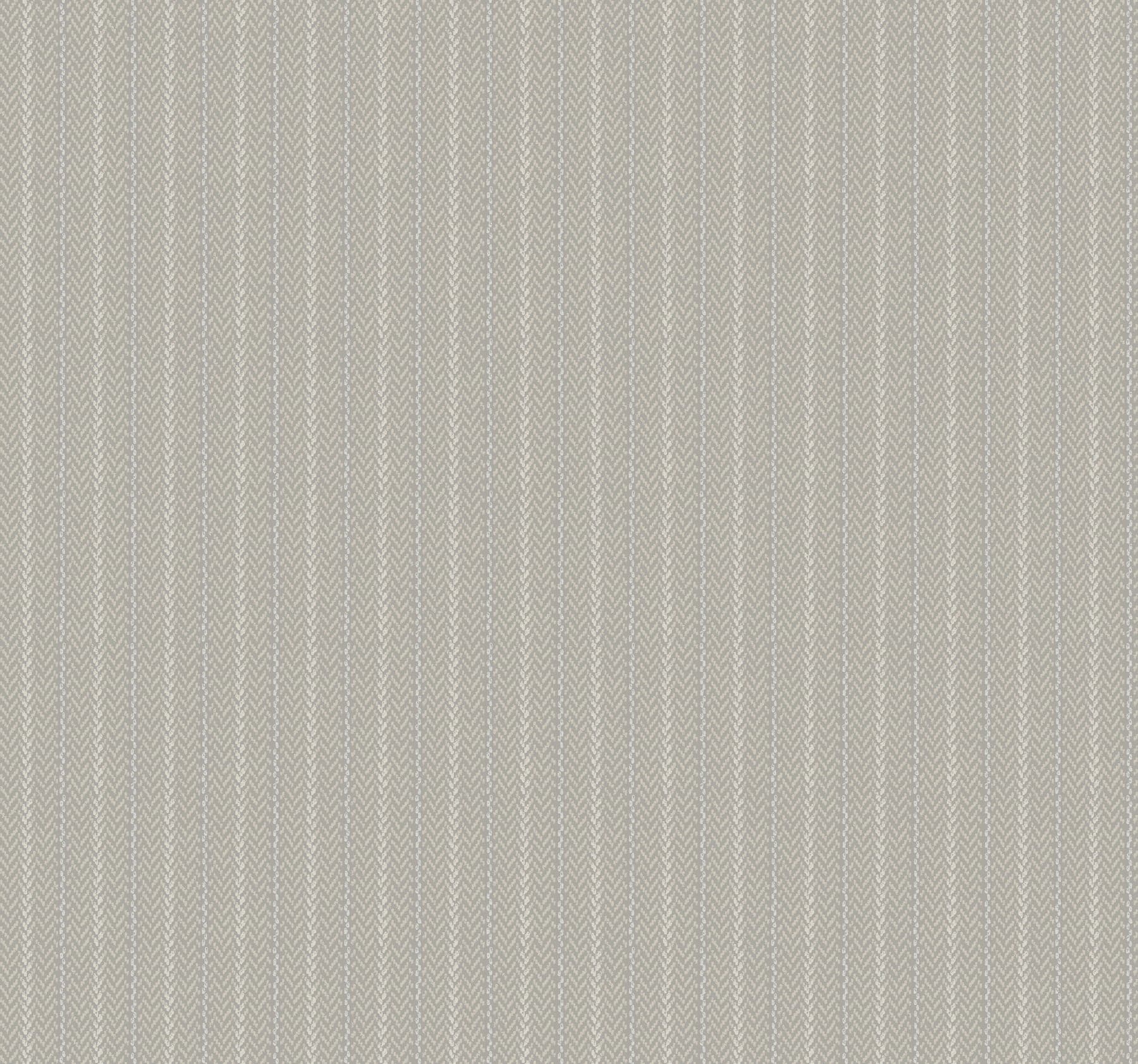 Ronald Redding Elkan Stripe Herringbone Grey Wallpaper