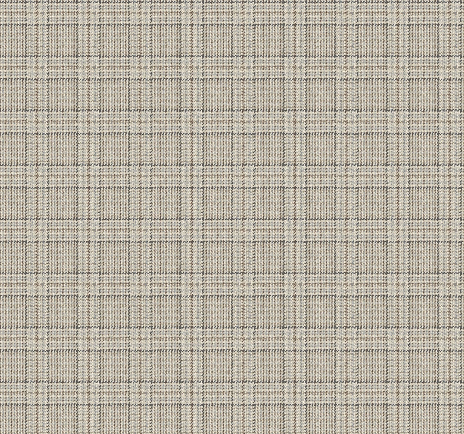 Ronald Redding Harrington Plaid Glen Check Brown Wallpaper