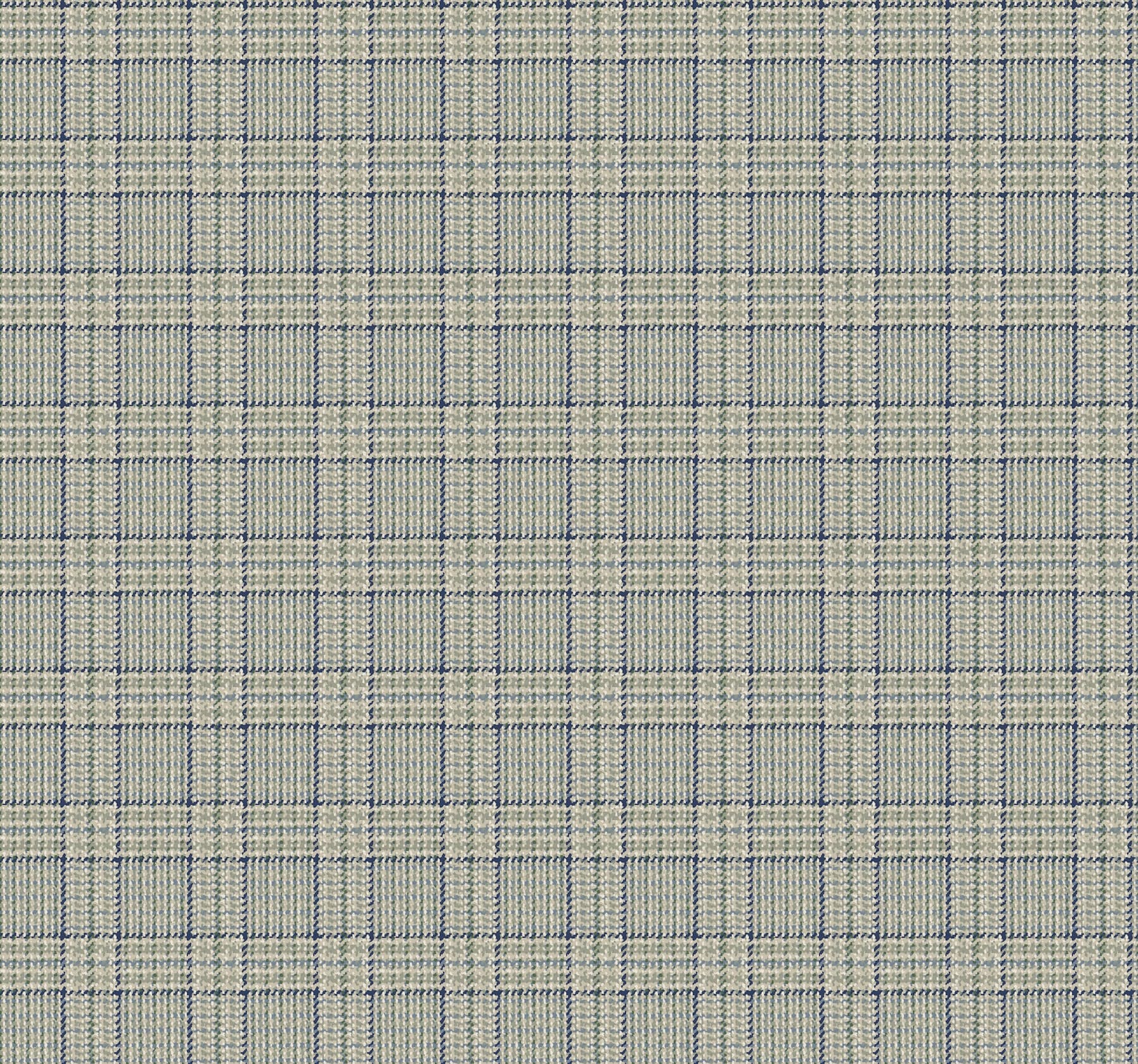 Ronald Redding Harrington Plaid Glen Check Green Wallpaper