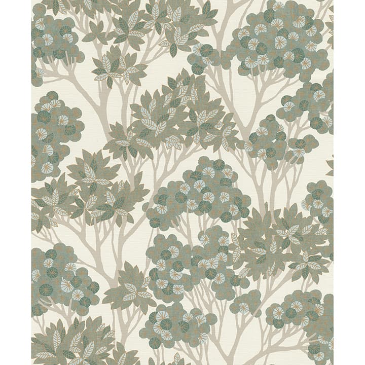 Stickley Green Tree Wallpaper