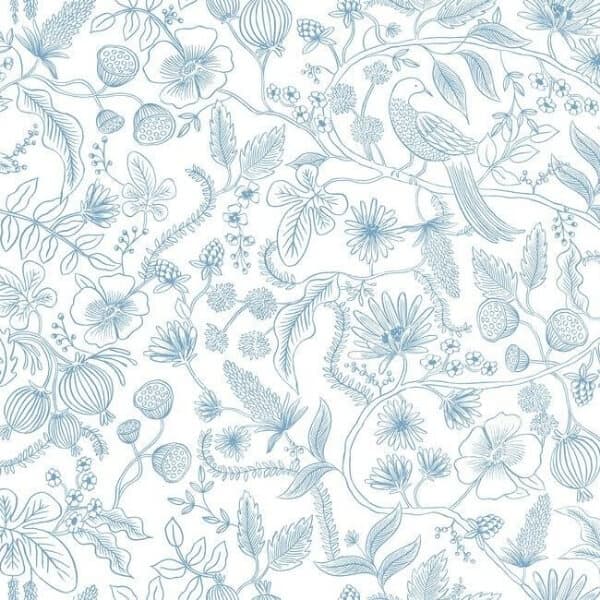 Aviary Premium Premium Peel + Stick Wallpaper- Royal Blue