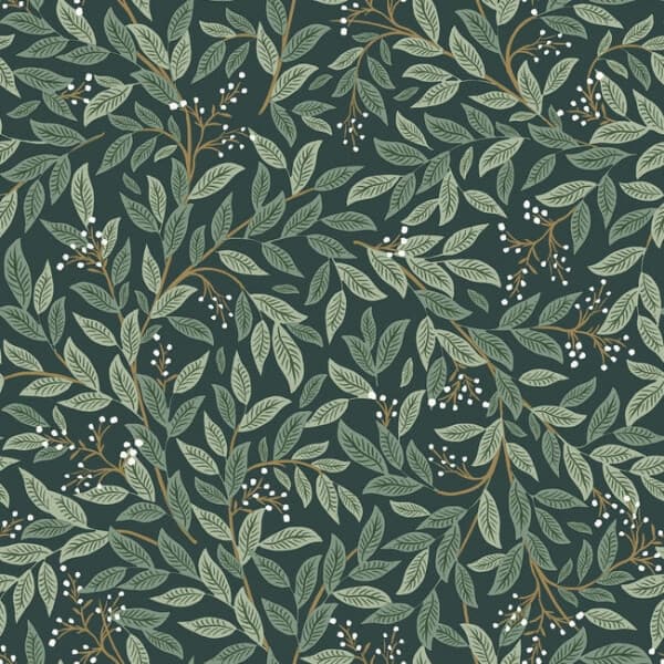 Willowberry Premium Peel + Stick Wallpaper- Emerald