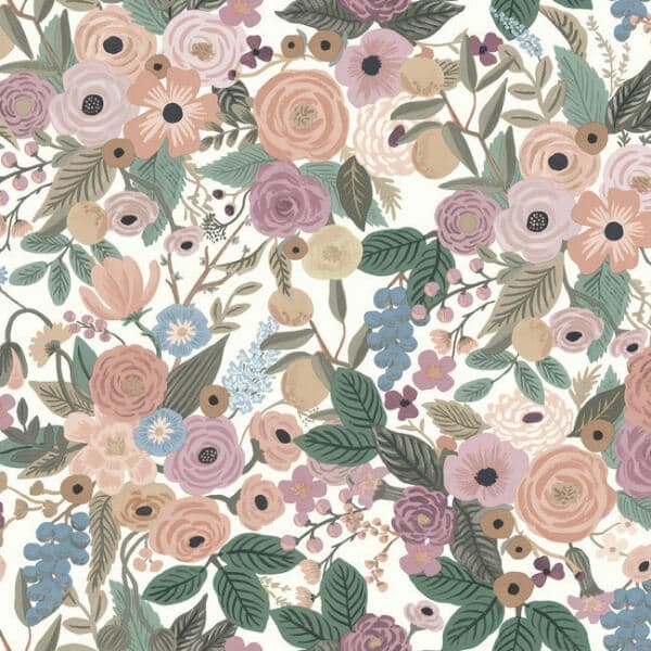 Garden Party Premium Peel + Stick Wallpaper- Blush Multi