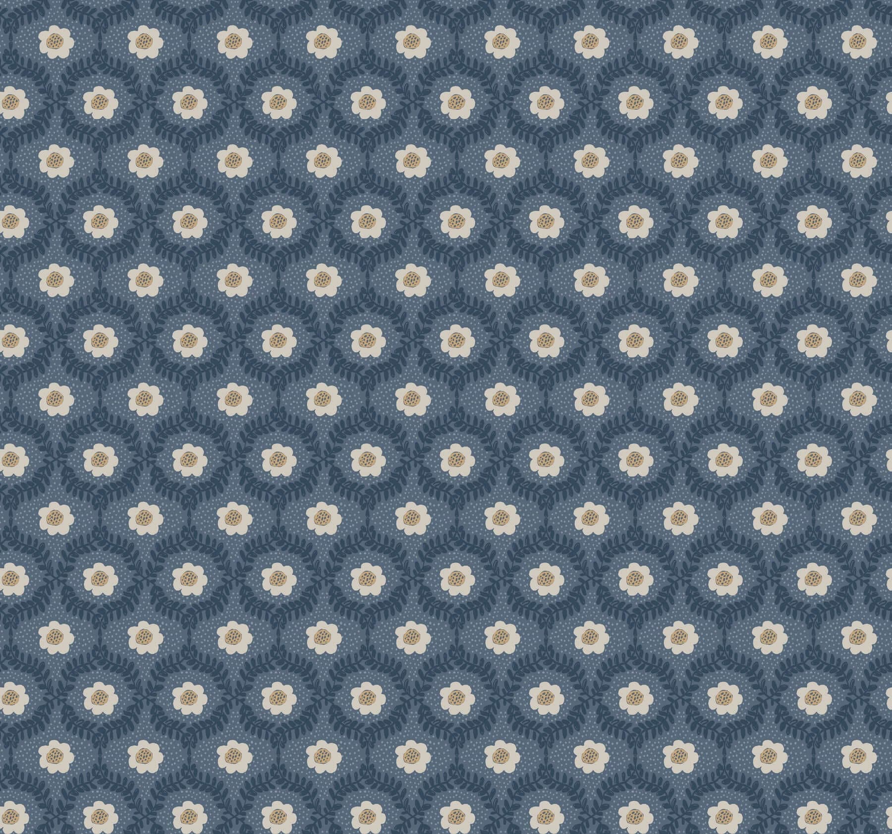 Emma Wallpaper- Navy