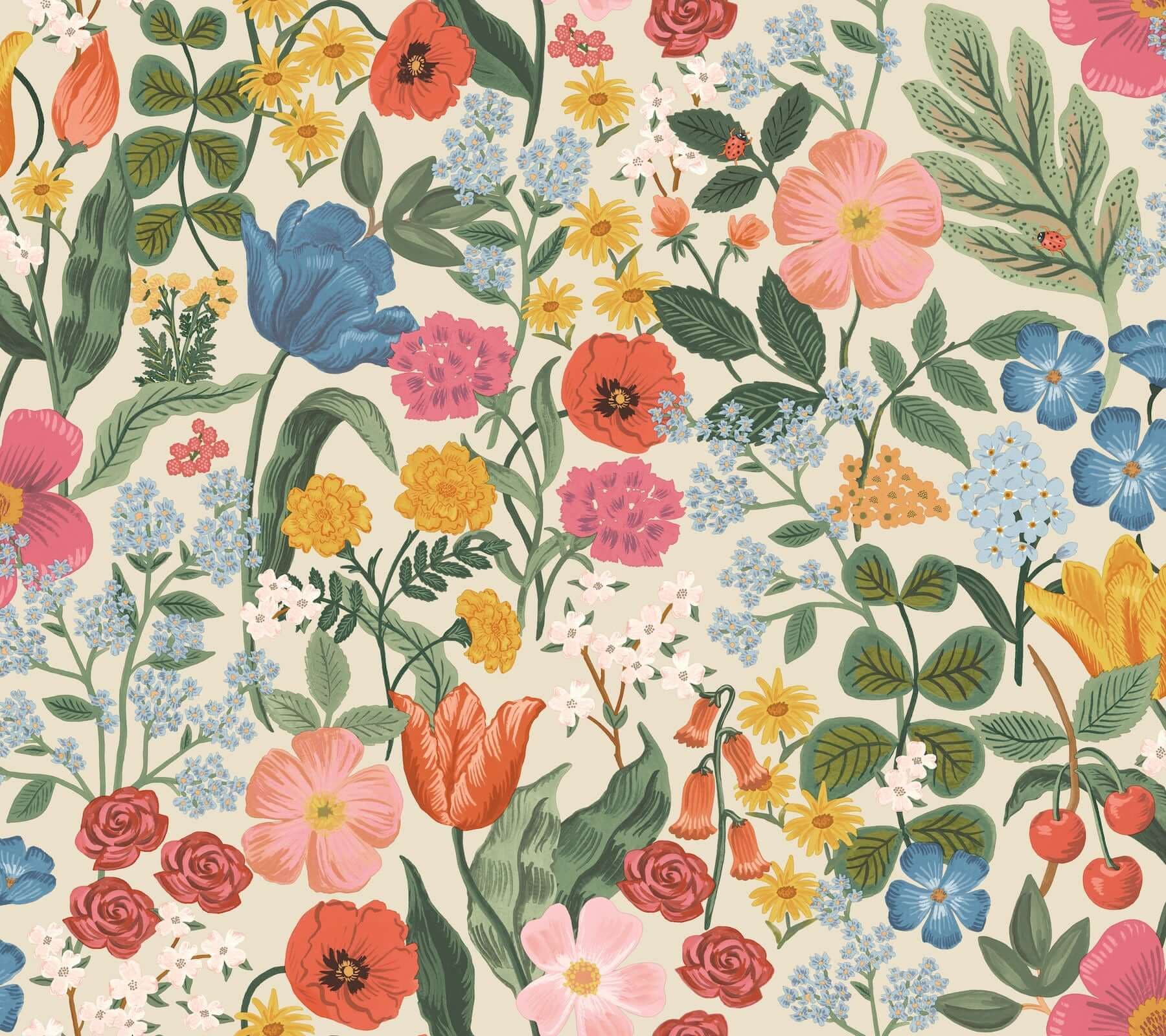 Blossom Wallpaper- Cream