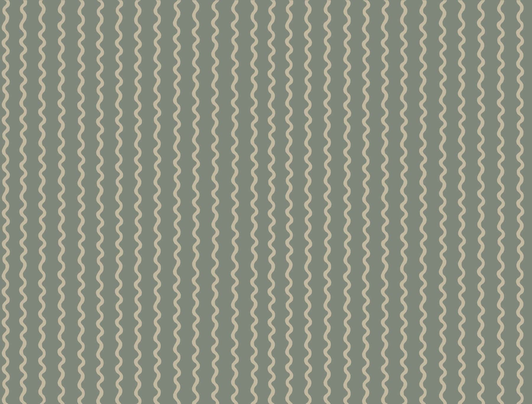 Rickrack Wallpaper- Moss