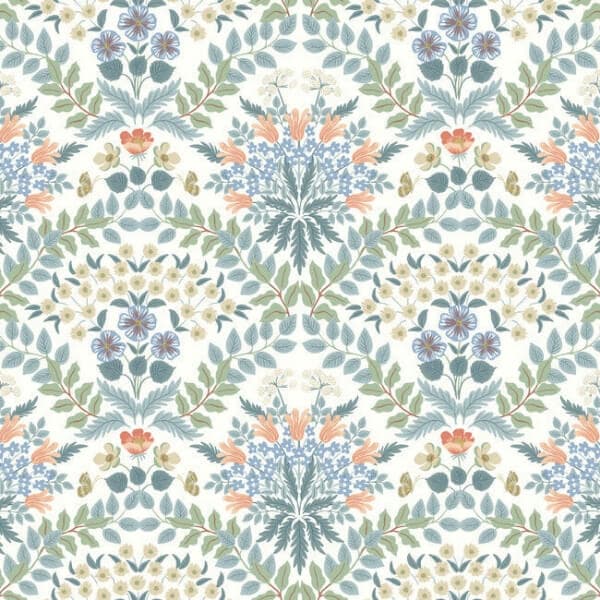 Bramble Wallpaper- White