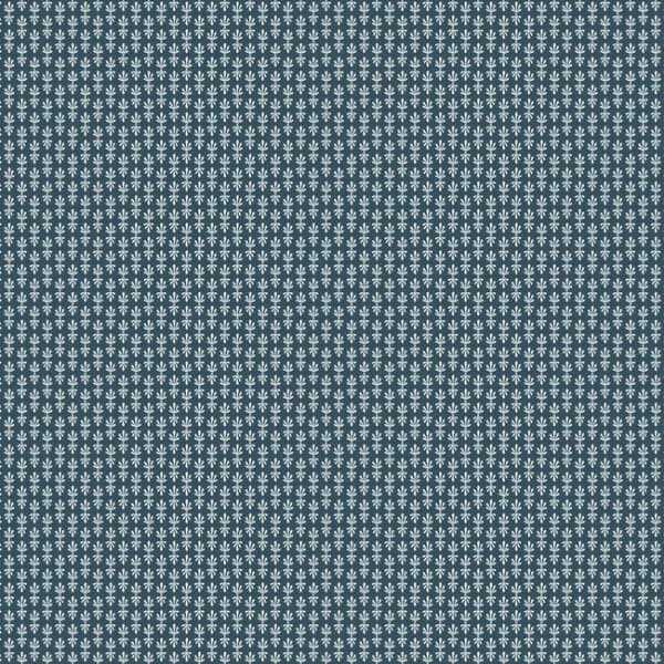 Petal Wallpaper- Teal & White
