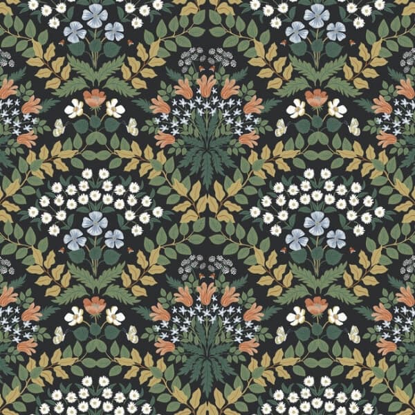 Bramble Wallpaper- Black