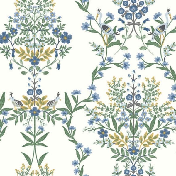Luxembourg Wallpaper- Indigo