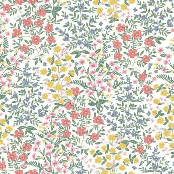 Wildwood Garden Wallpaper- White