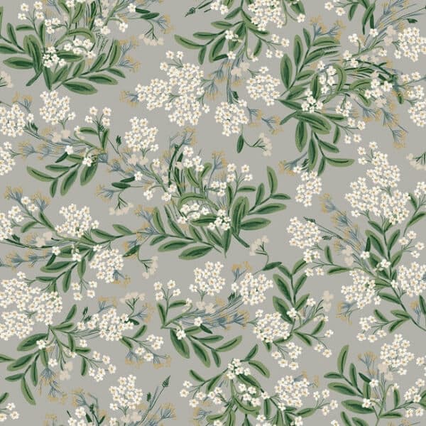 Cornflower Wallpaper- Grey