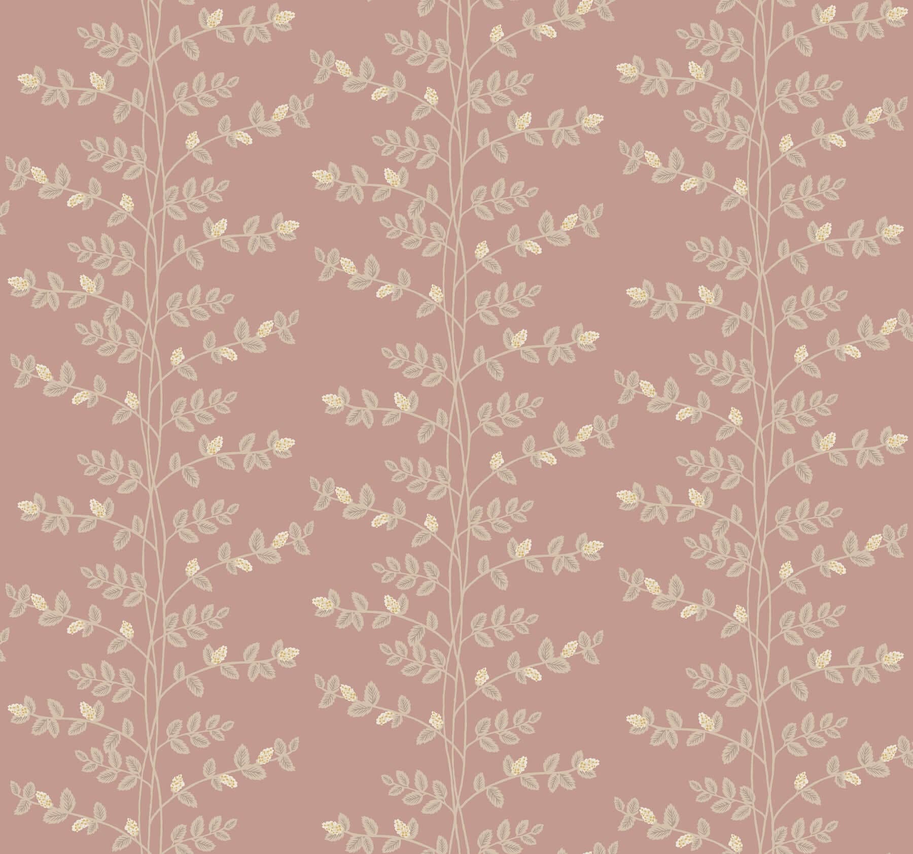 Climbing Vine Wallpaper- Rose