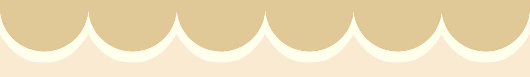 Scallop Wallpaper Trim- Linen