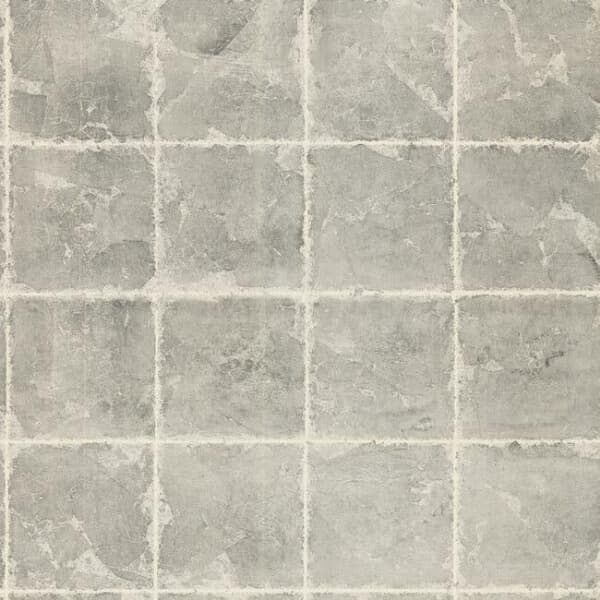 Metal Leaf Squares Wallpaper- Glint