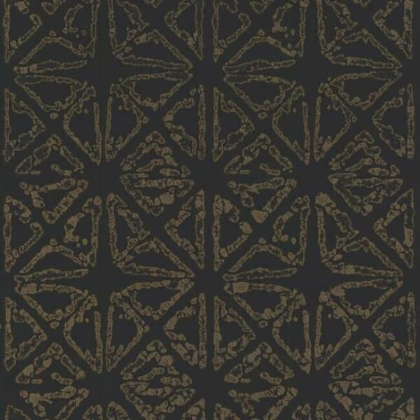 Empire Diamond Wallpaper- Black/Gold