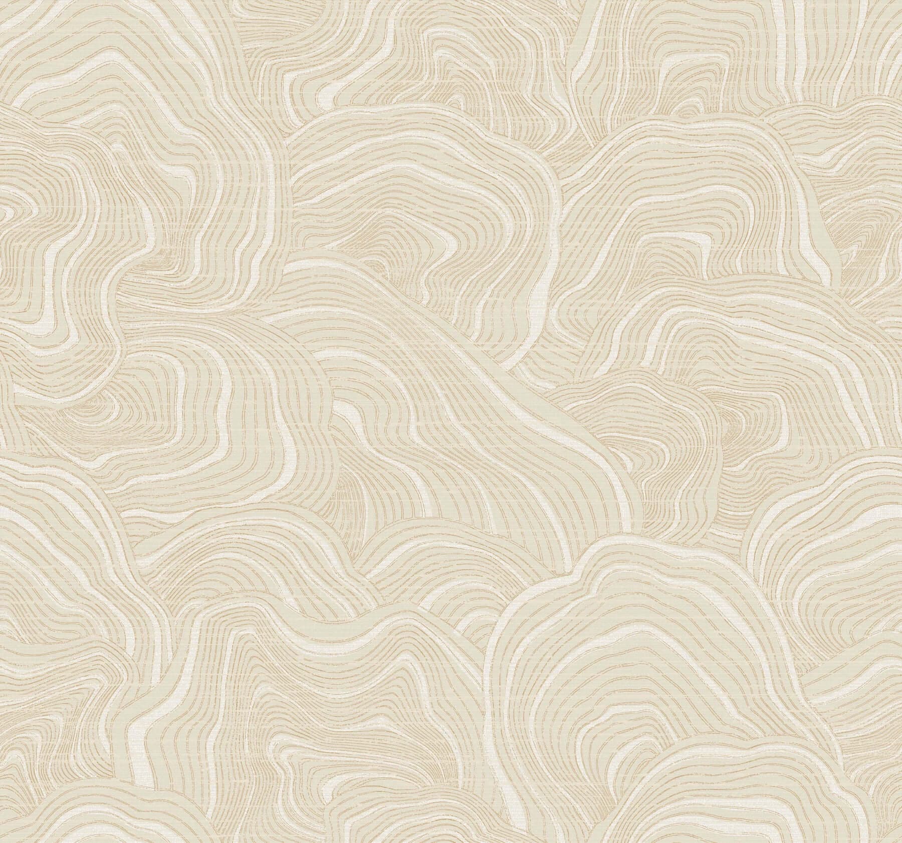 Geodes Wallpaper- Cream