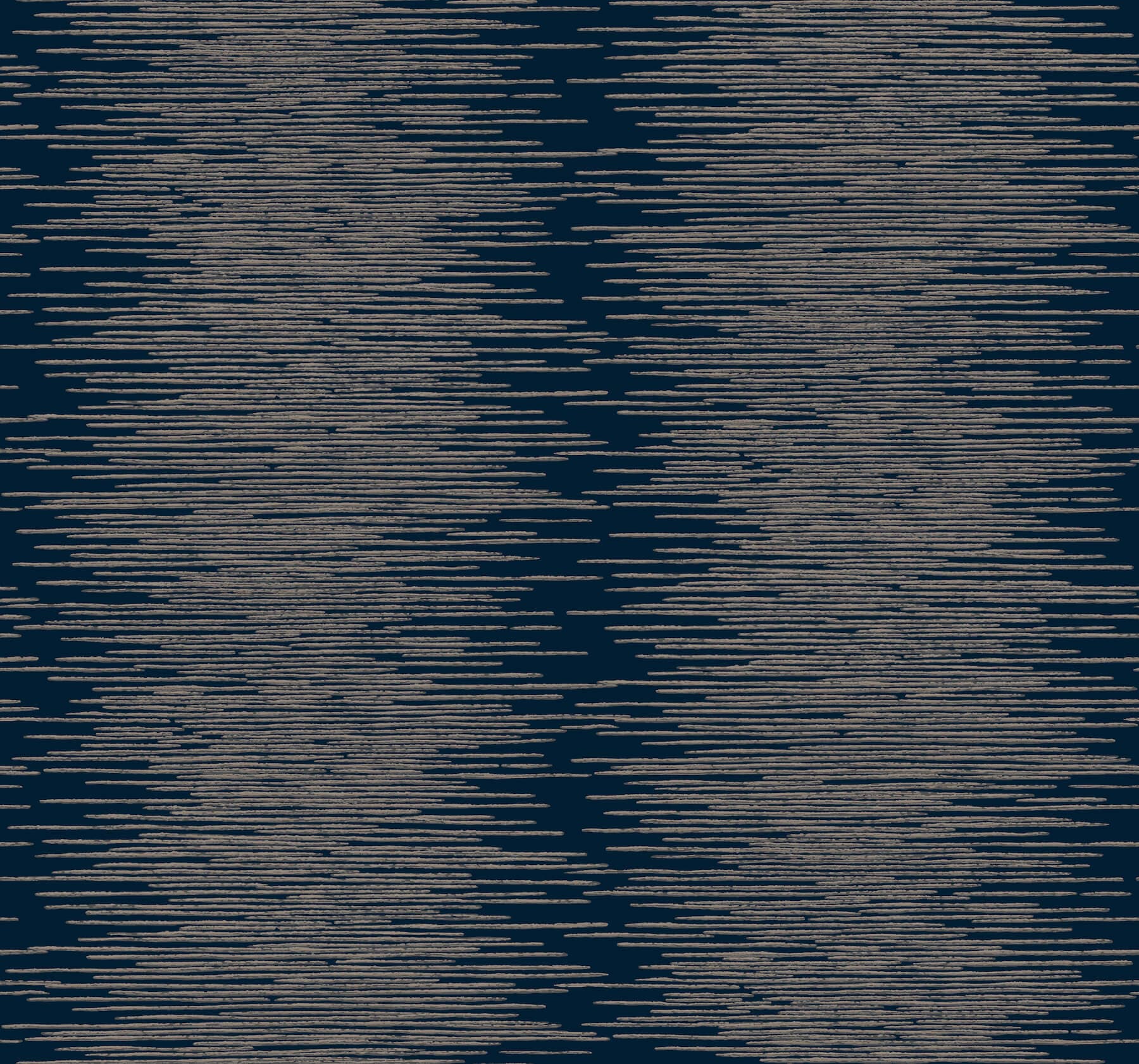 Operetta Navy Metallic Columns Wallpaper