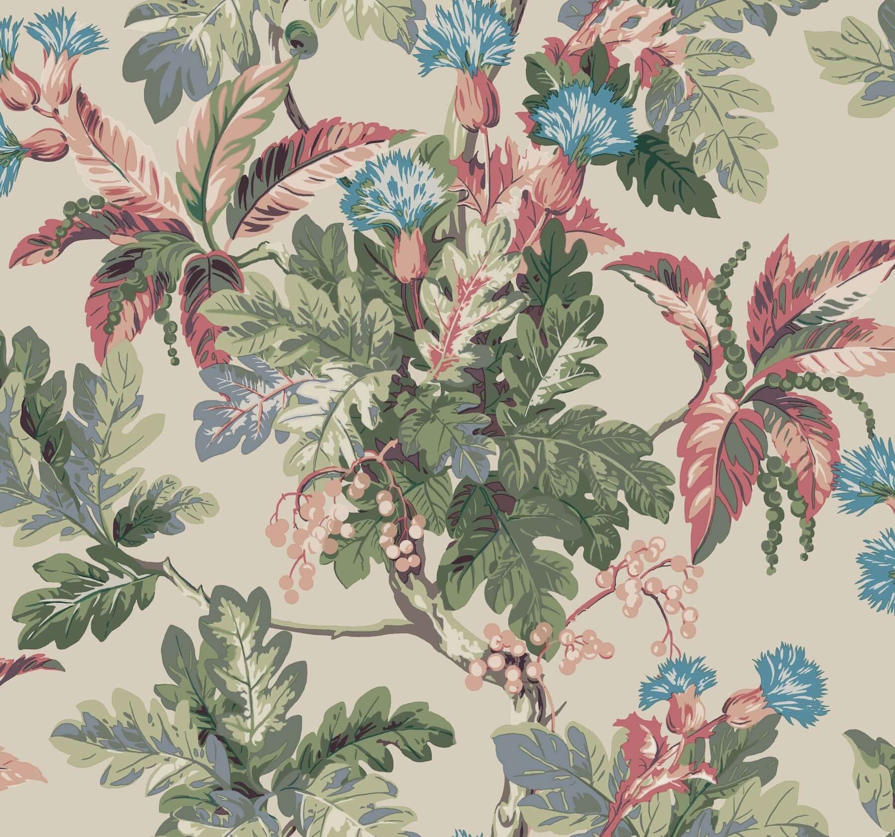 Briarwood Wallpaper- Taupe