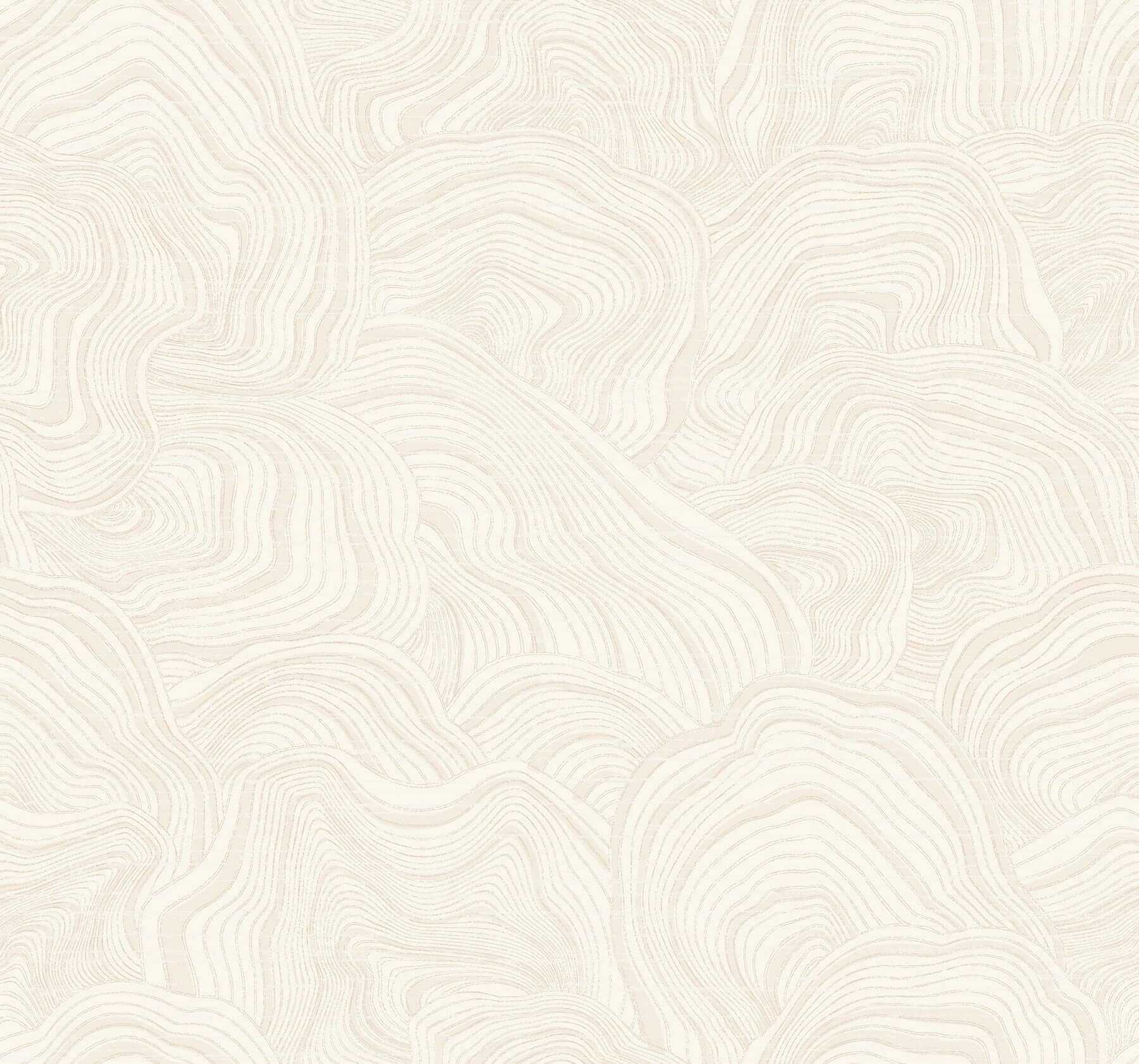 Geodes Wallpaper- White