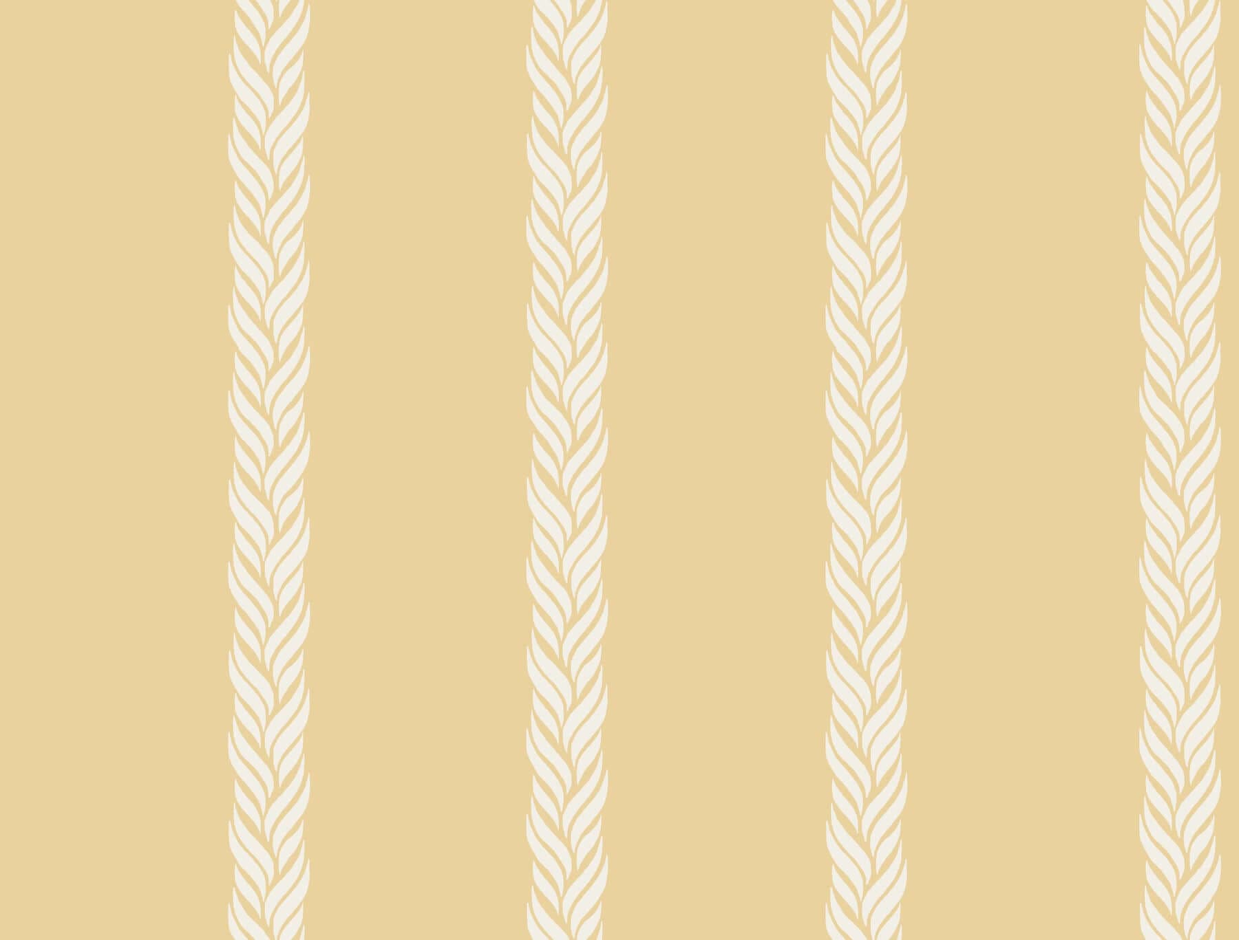 Braided Stripe Wallpaper- Yellow