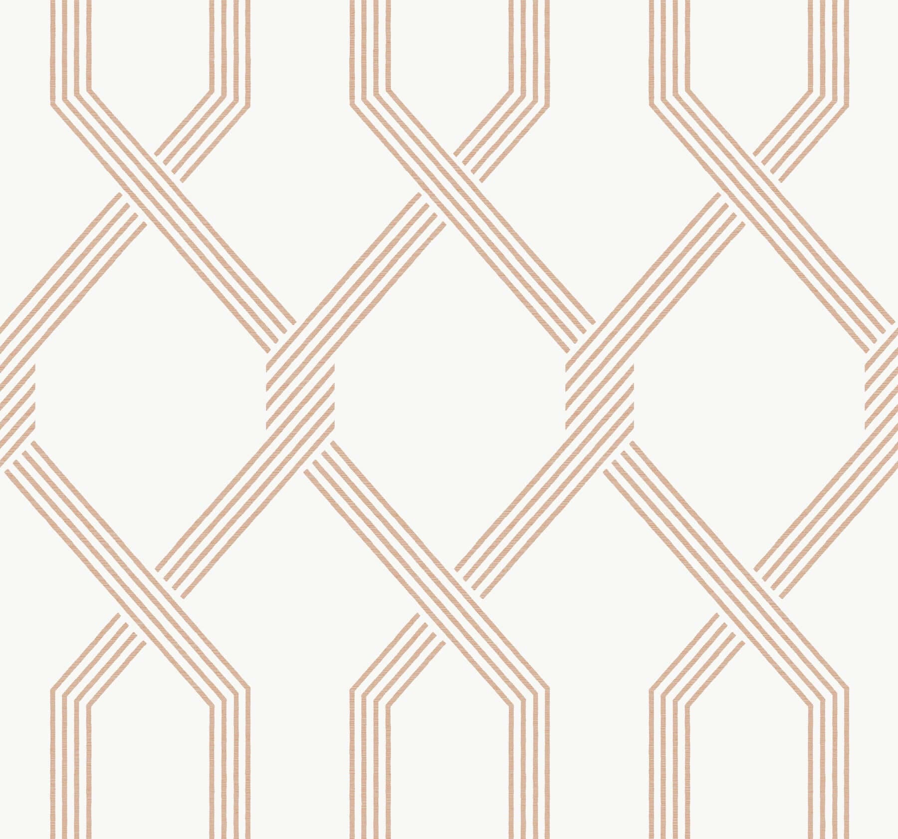 Palisade Wallpaper- Coral
