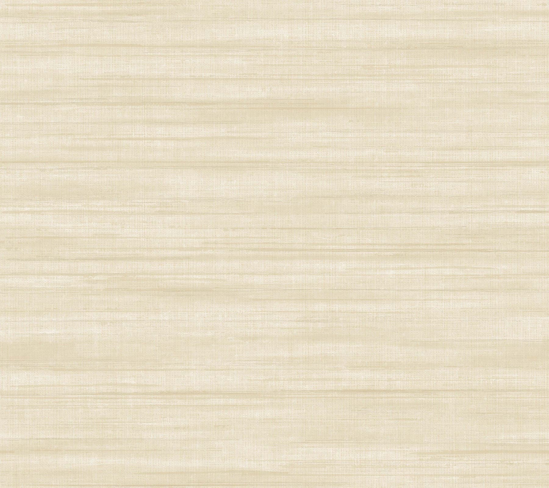 Brushed Linen Wallpaper- Ivory
