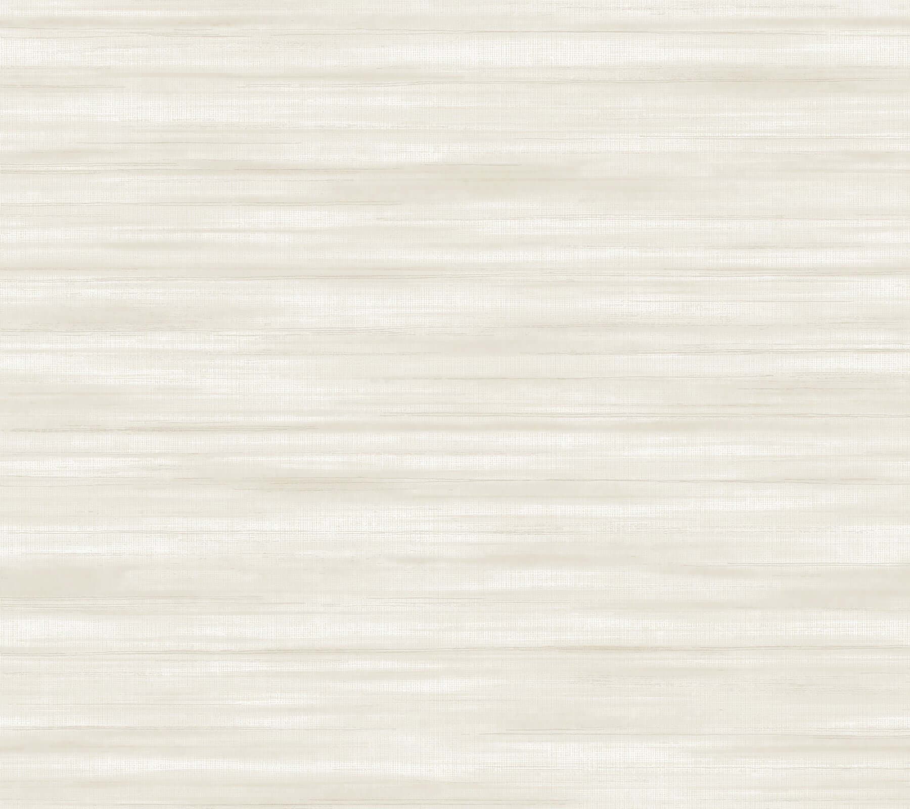 Brushed Linen Wallpaper- White