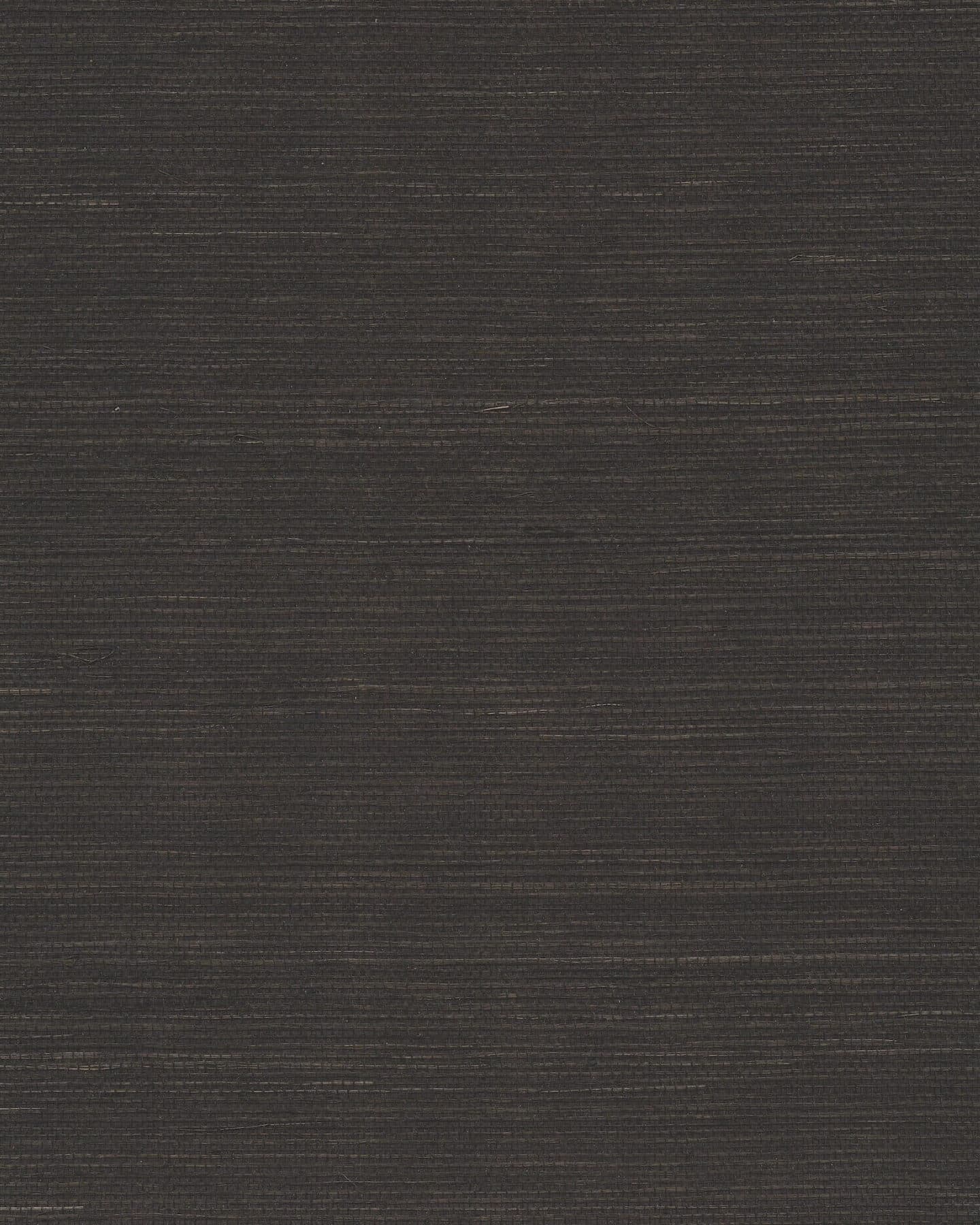 Maguey Black Sisal Wallpaper- Black