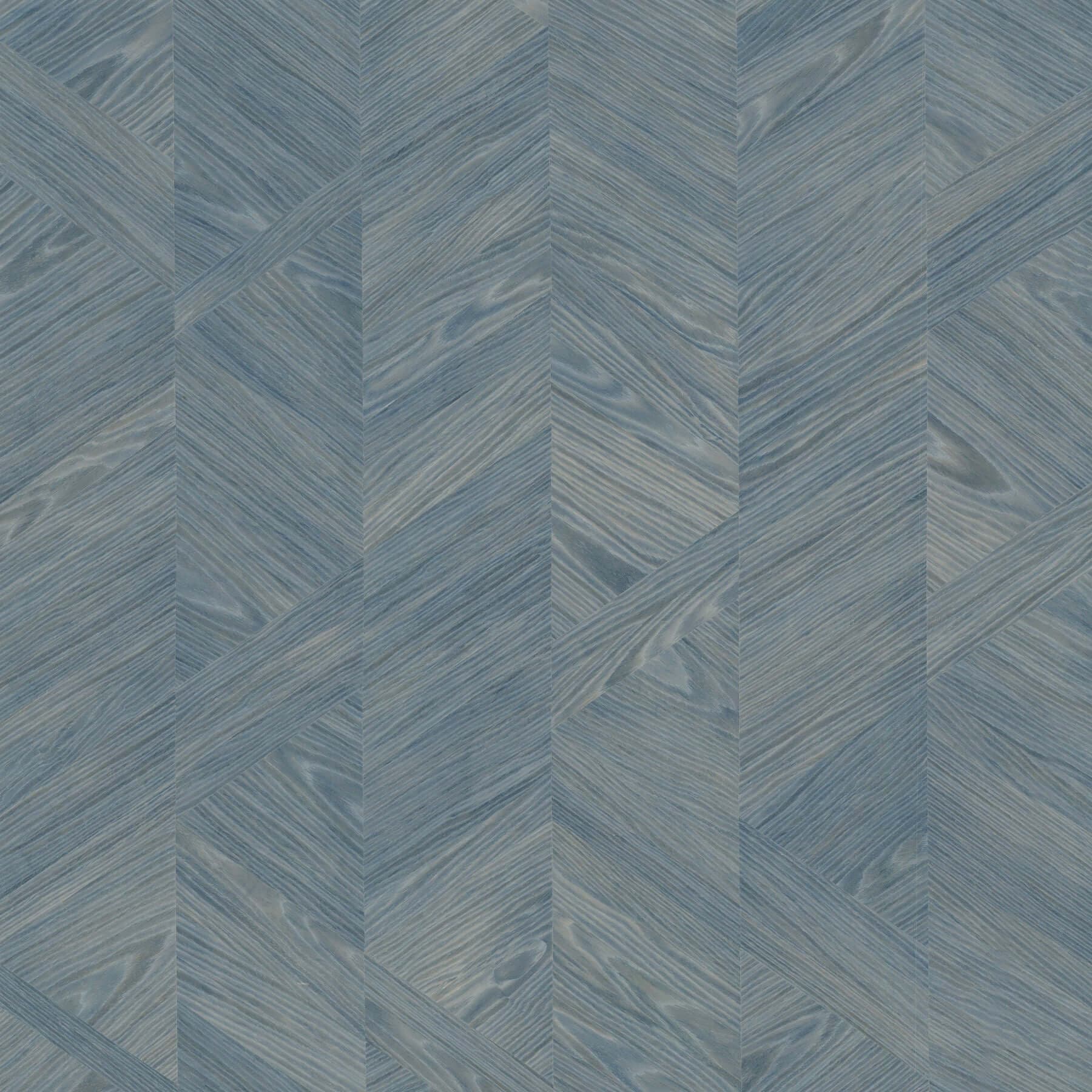 Interlocking Wood Wallpaper- Ocean