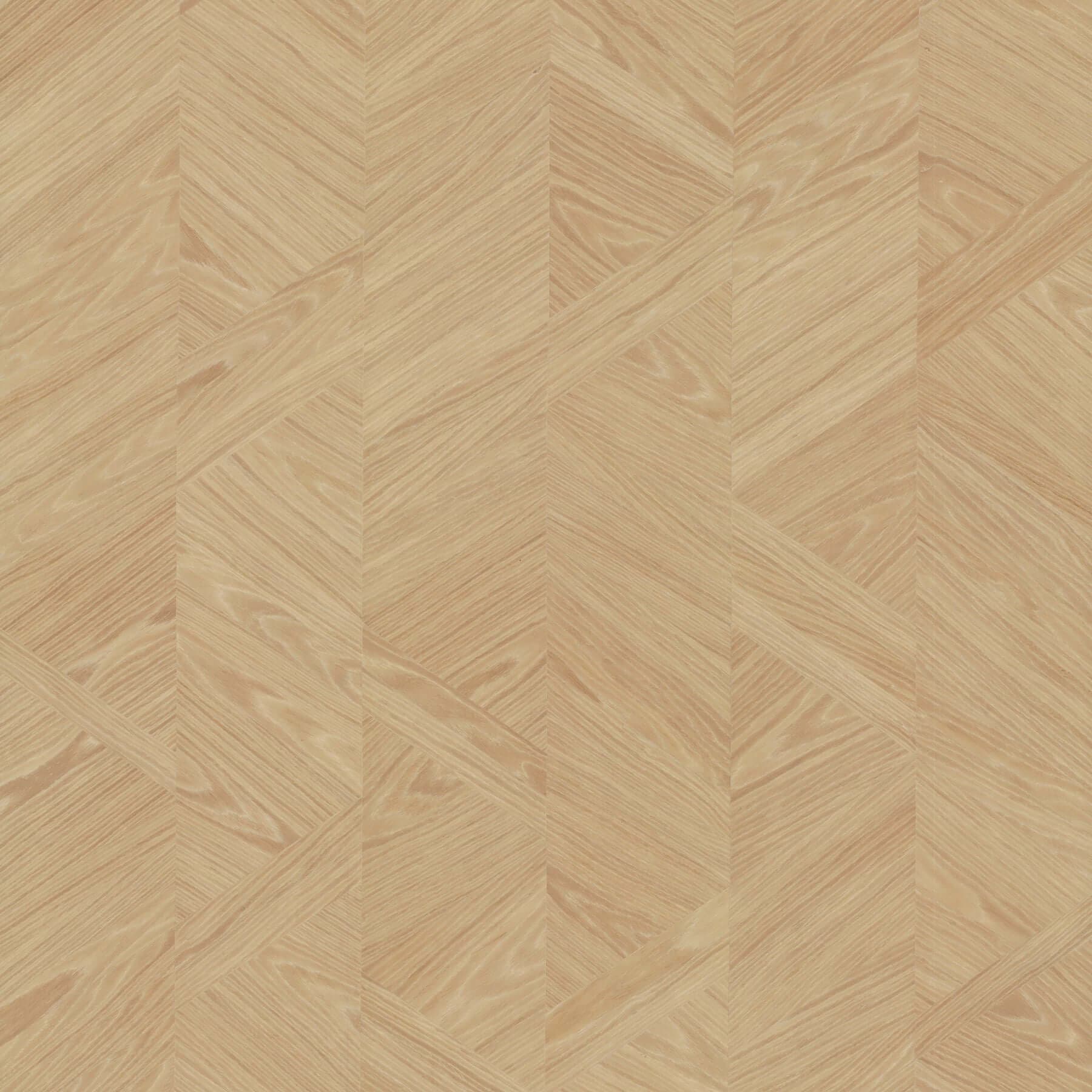 Interlocking Wood Wallpaper- Oak