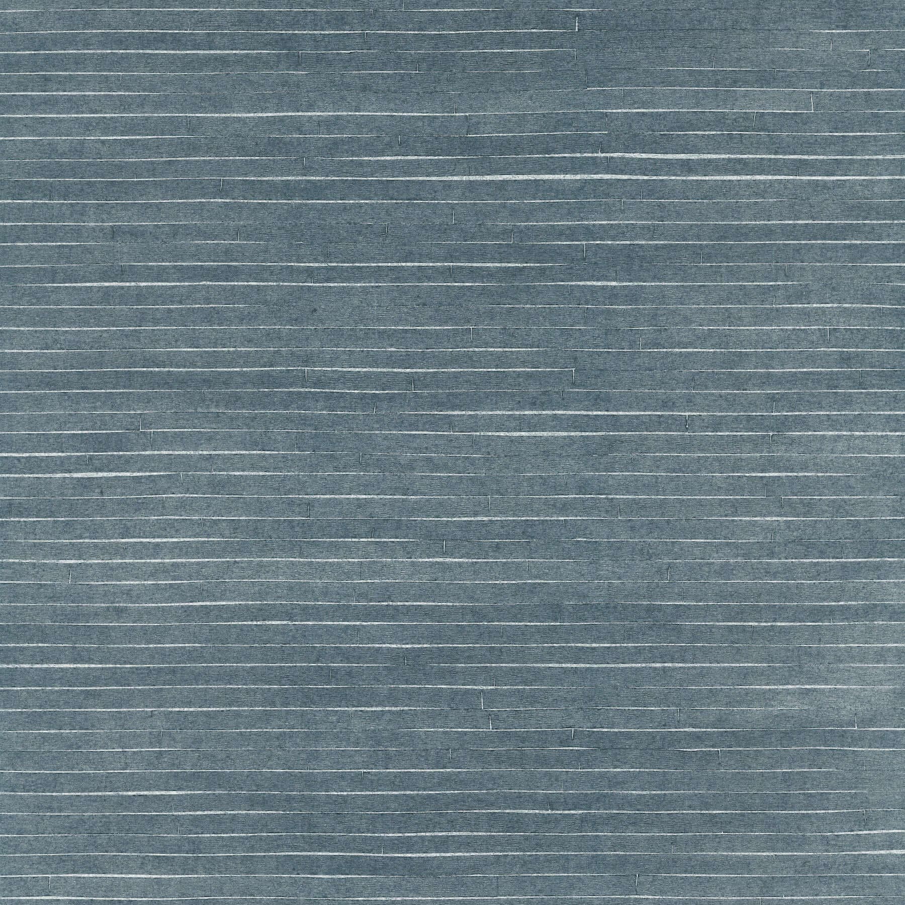 Handcrafted Shimmering Wallpaper- Denim/Silver