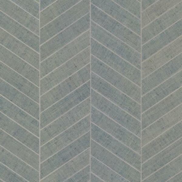 Atelier Herringbone Wallpaper- Lagoon