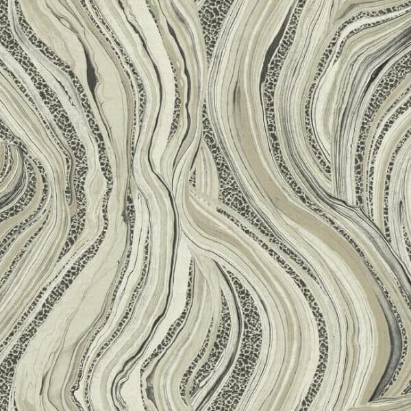 Streaming Cheetah Wallpaper- Linen/Black