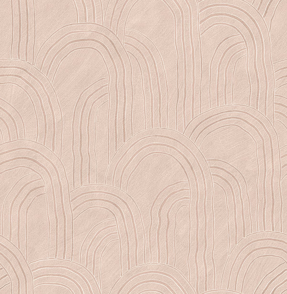 Cabo Pink Rippled Arches Wallpaper