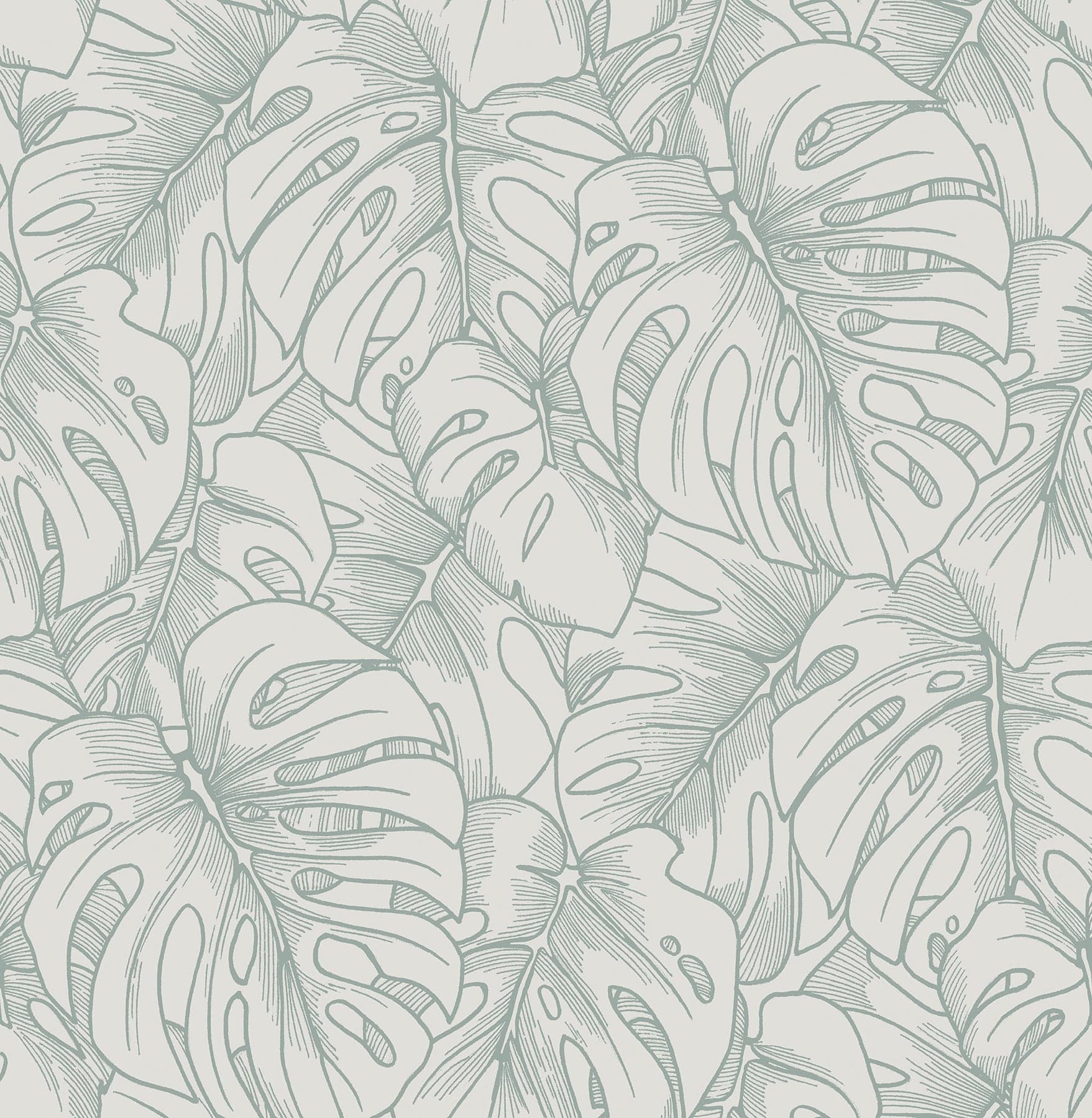 Balboa Botanical Olive Wallpaper