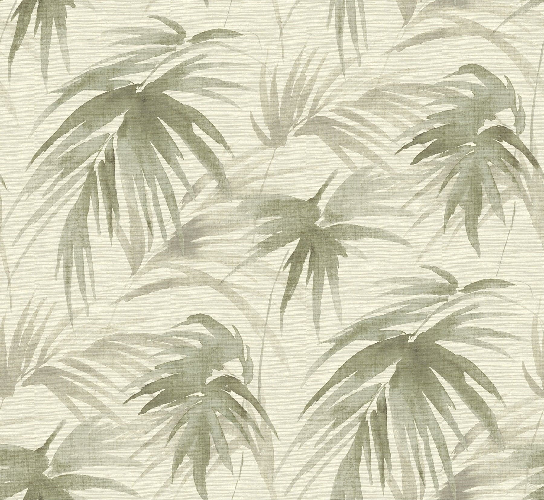 Darlana Grasscloth Sage Wallpaper