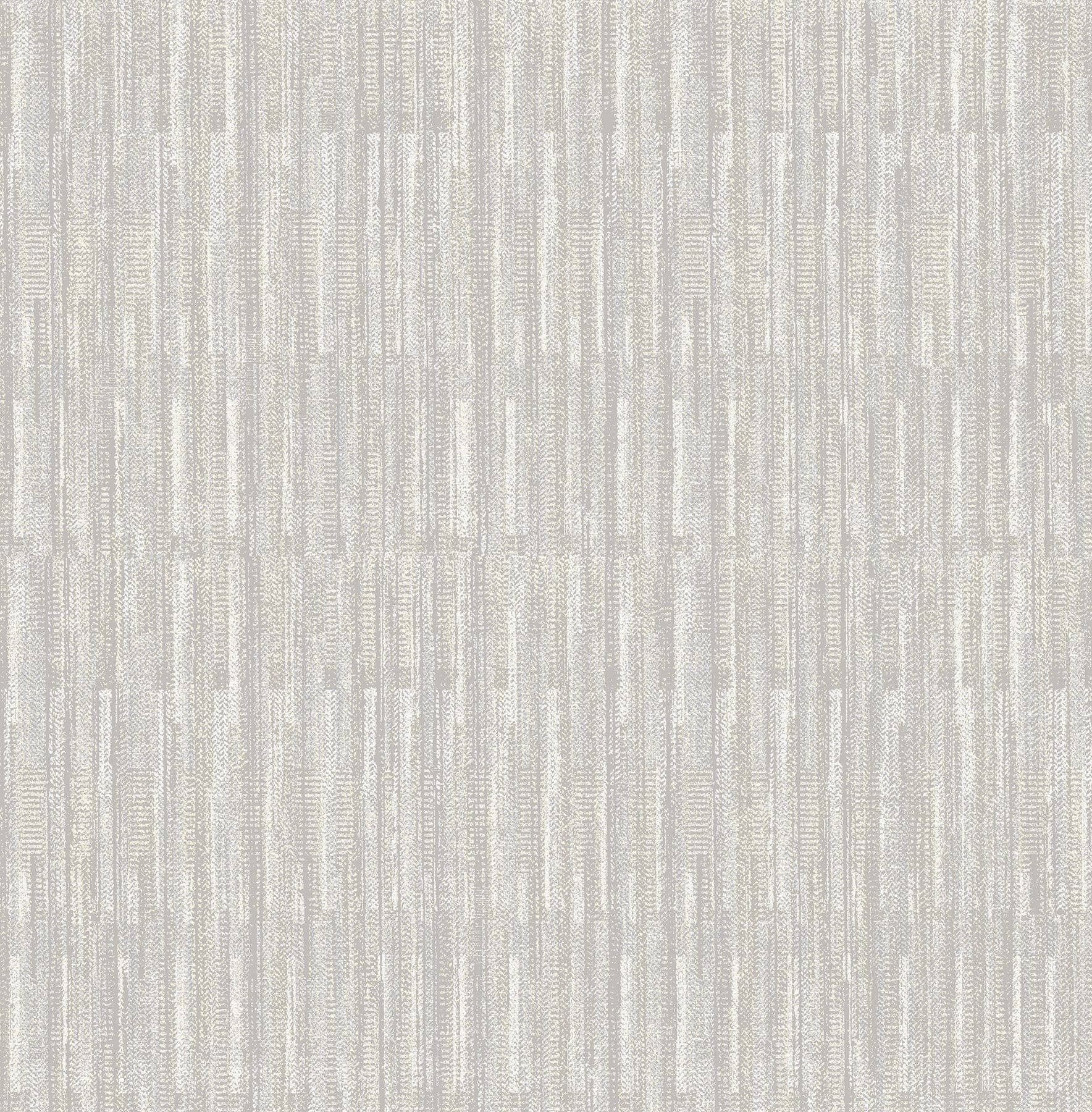 Brixton Light Grey Texture Wallpaper- Scott Living