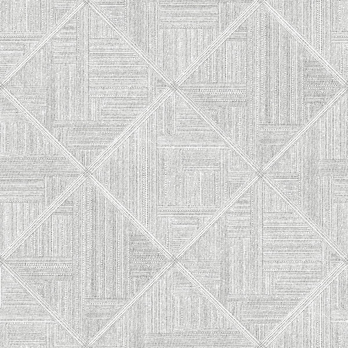 Cade Grey Geometric Wallpaper